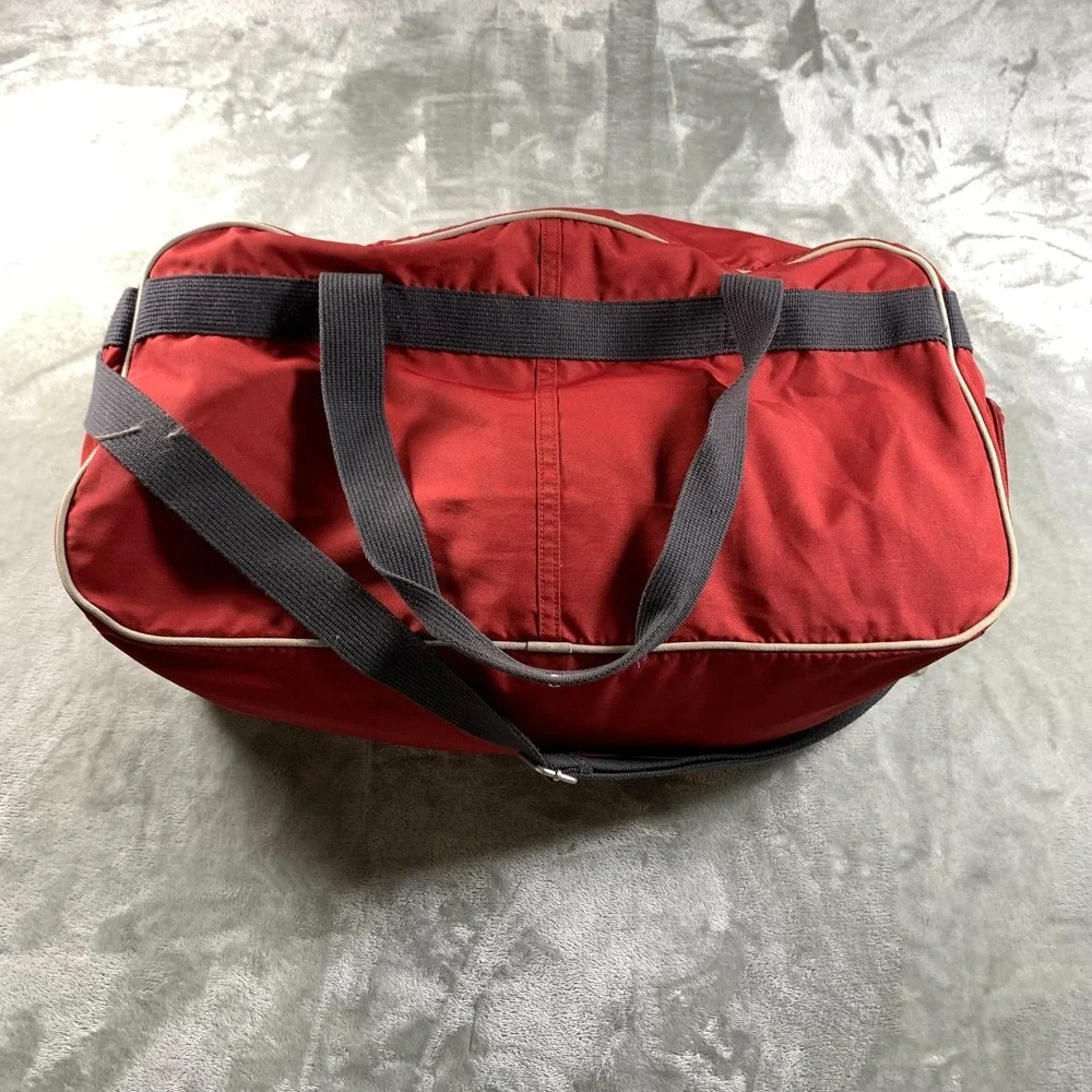 Vintage Nike Duffle Bag Adjustable Strap Gym Swoosh Embroidered 90s Travel Y2K